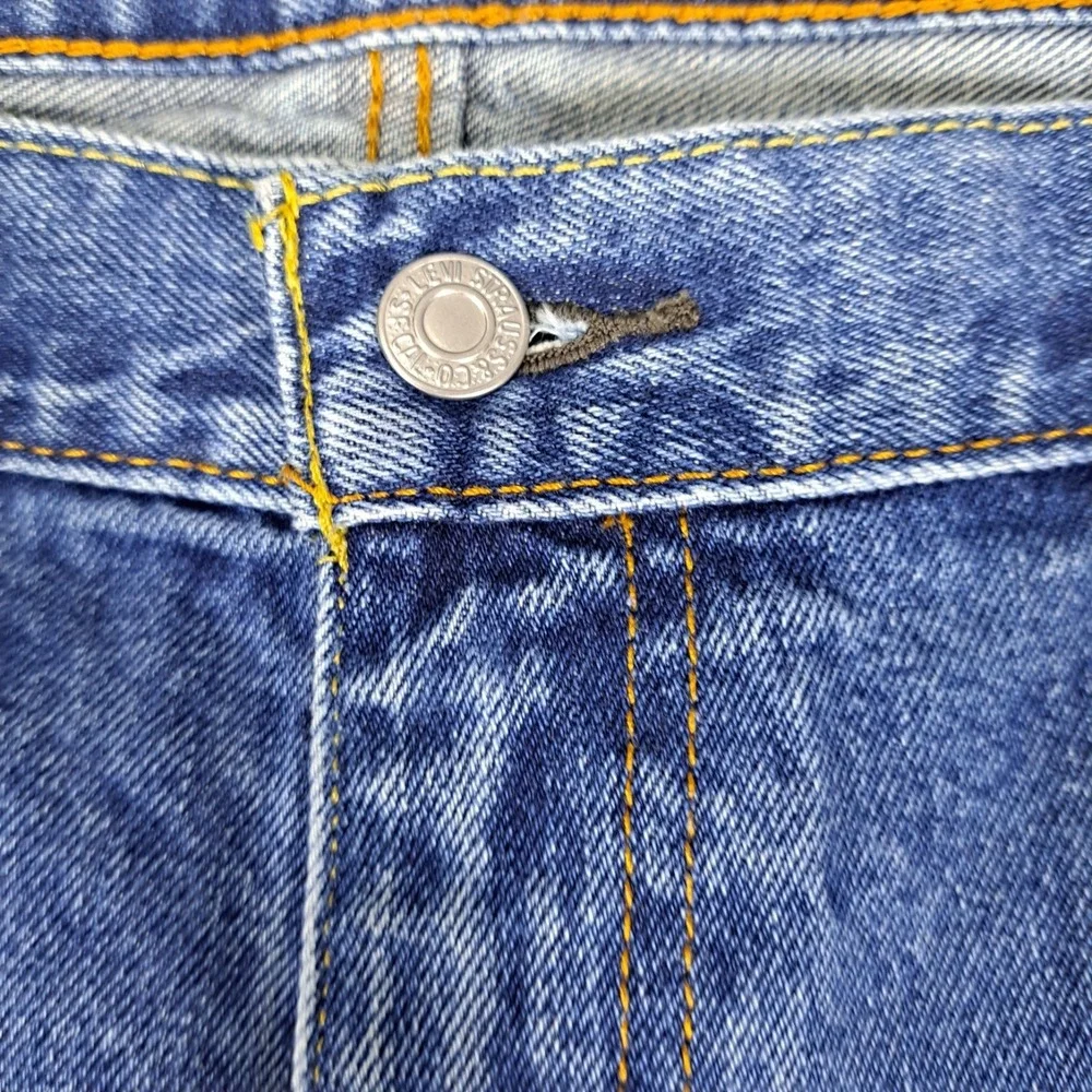 Levi's 550 Relaxed Fit Jeans Mens 42x32 Blue Excellent Denim Tapered Leg